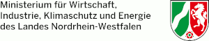 Ministerium für Wirtschaft, Industrie, Klimaschutz und Energie des Landes NRW Logo
